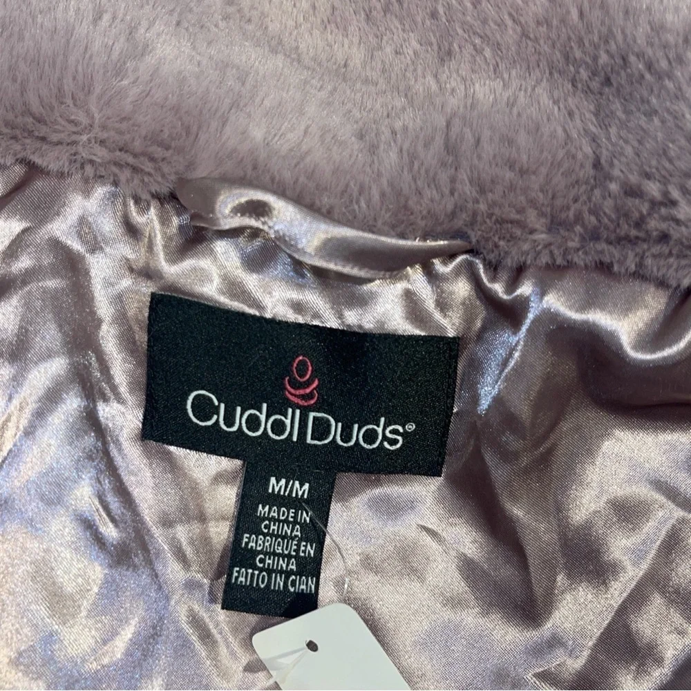 Cuddl Duds Plush Teddy Jacket Womens medium